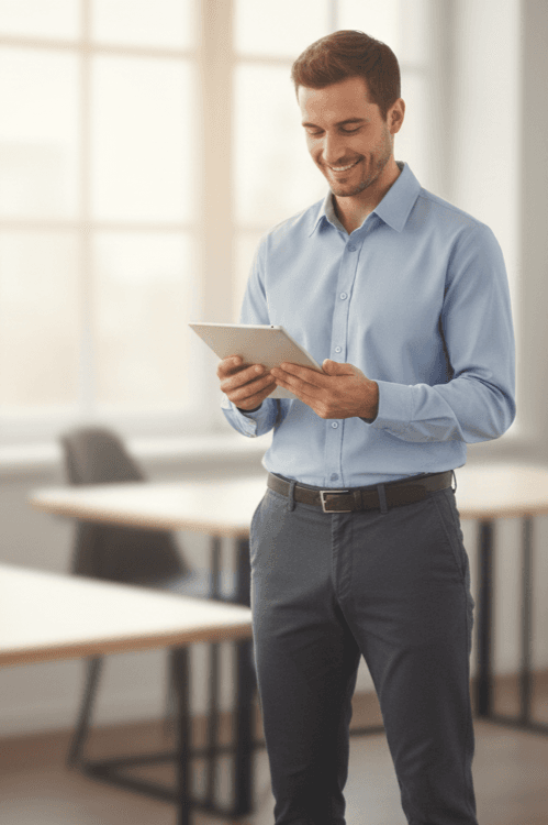 Randevu yönetimini kolayca takip eden işletme sahibi